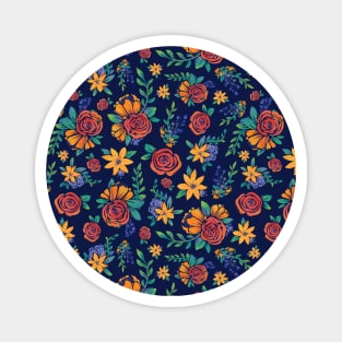 Floral Pattern Magnet